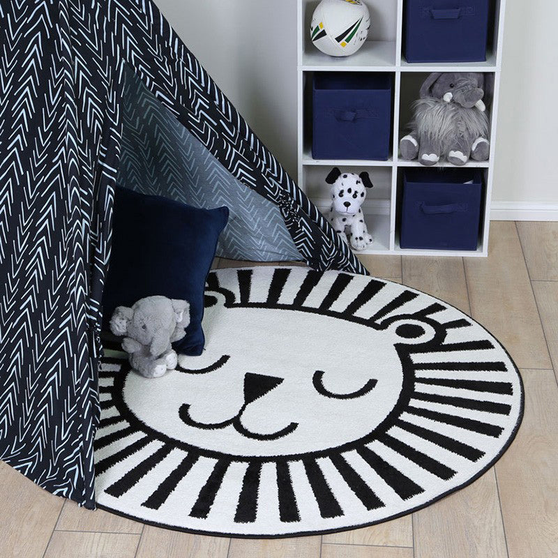 Classic Kids Room Rug Multi-Color Cartoon Print Rug Polypropylene Washable Non-Slip Backing Area Carpet Clearhalo 'Area Rug' 'Rug' 2244870