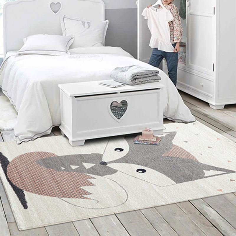 Cute Cartoon Print Rug Multicolor Polypropylene Carpet Pet Friendly Washable Anti-Slip Rug for Childrens Room Clearhalo 'Area Rug' 'Rug' 2244923