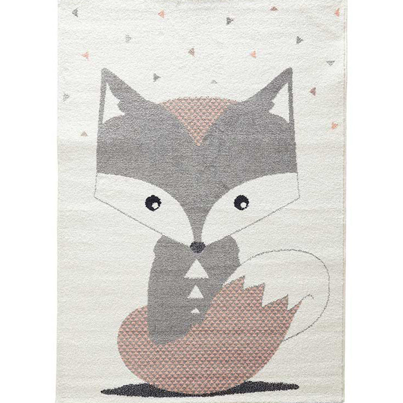 Cute Cartoon Print Rug Multicolor Polypropylene Carpet Pet Friendly Washable Anti-Slip Rug for Childrens Room Smoke Gray Clearhalo 'Area Rug' 'Rug' 2244924