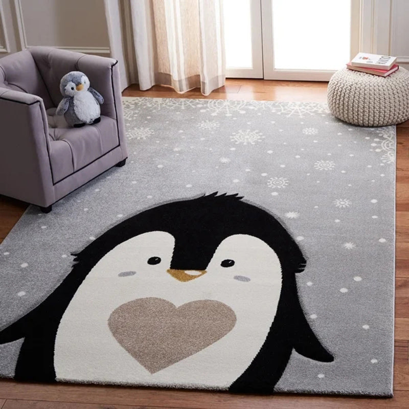 Bold Kids Bedroom Rug Multi-Colored Cartoon Area Rug Polyster Pet Friendly Machine Washable Carpet Clearhalo 'Area Rug' 'Rug' 2244933