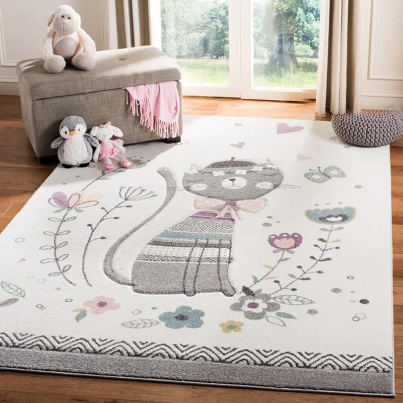 Novelty Childrens Rug Multicolor Cartoon Indoor Rug Synthetics Non-Slip Stain-Resistant Washable Carpet Clearhalo 'Area Rug' 'Rug' 2244940