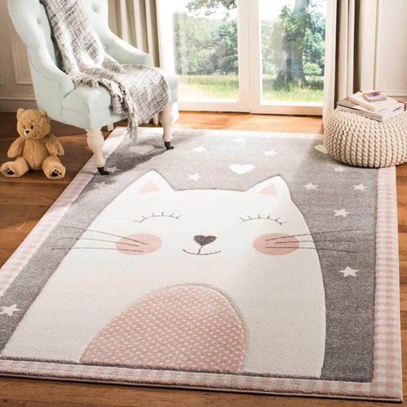 Novelty Childrens Rug Multicolor Cartoon Indoor Rug Synthetics Non-Slip Stain-Resistant Washable Carpet Clearhalo 'Area Rug' 'Rug' 2244945