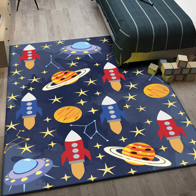 Lovely Childrens Room Rug Multi Color Cartoon Pattern Area Carpet Non-Slip Backing Easy Care Indoor Rug Clearhalo 'Area Rug' 'Rug' 2245050