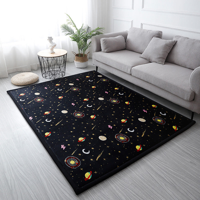 Casual Solid Color Rug Multi Colored Synthetics Indoor Rug Pet Friendly Anti-Slip Backing Carpet for Bedroom Clearhalo 'Area Rug' 'Rug' 2245068