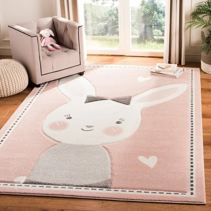 Lovely Childrens Room Rug Multi-Color Cartoon Printed Carpet Polyster Pet Friendly Machine Washable Indoor Rug Clearhalo 'Area Rug' 'Rug' 2245112