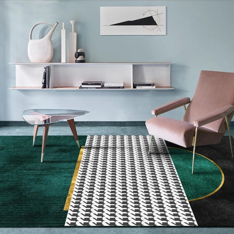 Funky Living Room Rug Multi-Color Geometric Print Carpet Polypropylene Pet Friendly Washable Rug Clearhalo 'Area Rug' 'Rug' 2245279