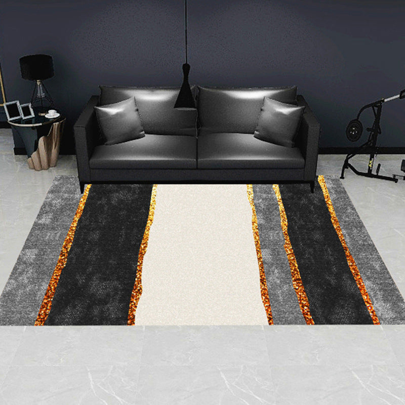 Modern Geometric Pattern Rug Multi Color Polyster Carpet Non-Slip Backing Pet Friendly Indoor Rug for Parlor White Clearhalo 'Area Rug' 'Rug' 2245321