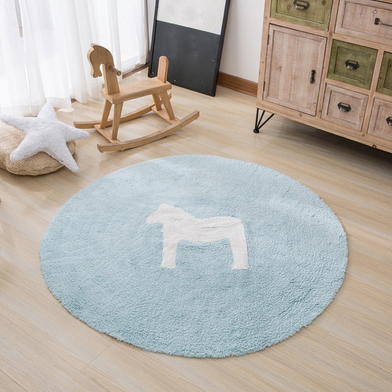 Classic Cartoon Print Rug Multi-Color Cotton Area Rug Pet Friendly Washable Area Carpet for Childrens Room Clearhalo 'Area Rug' 'Rug' 2245391