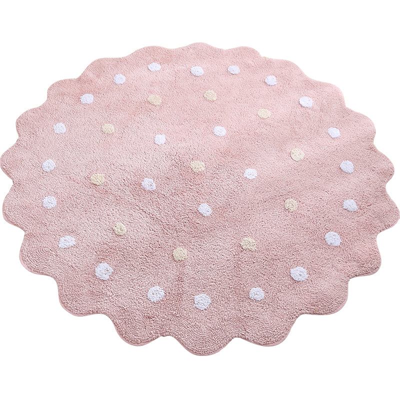 Simple Calming Rug Multi Colored Polka Dot Print Area Carpet Pet Friendly Non-Slip Backing Rug for Bedroom Clearhalo 'Area Rug' 'Rug' 2245412