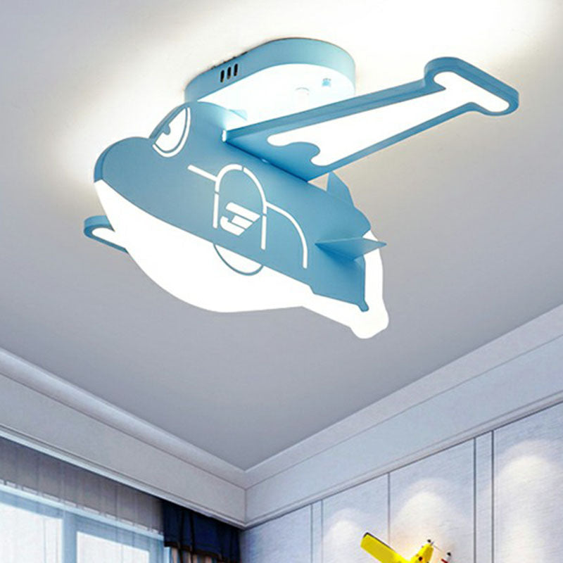 Acrylic Plane Flush Light Minimalist LED Flush Ceiling Light Fixture for Child Room Clearhalo 'Ceiling Lights' 'Close To Ceiling Lights' 'Close to ceiling' 'Semi-flushmount' Lighting' 2247209