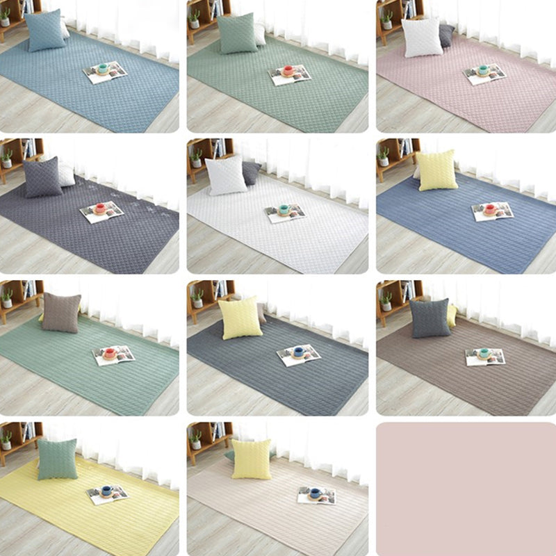 Cute Kids Bedroom Rug Multi Color Cartoon Pattern Rug Cotton Non-Slip Backing Pet Friendly Carpet Clearhalo 'Area Rug' 'Rug' 2250169