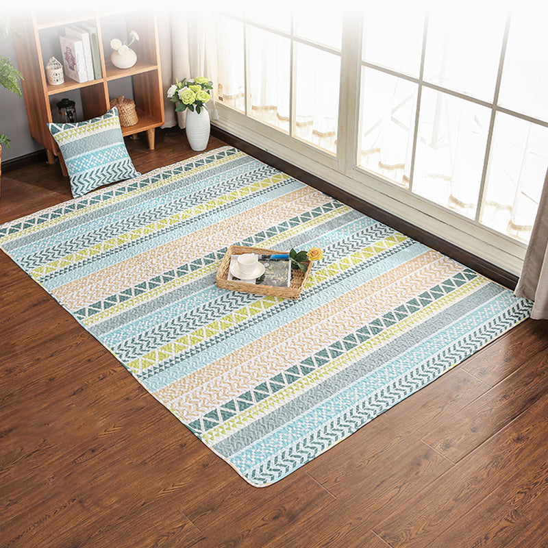 Cute Geometric Rug Multi Color Trendy Carpet Cotton Easy Care Pet Friendly Washable Indoor Rug for Room Clearhalo 'Area Rug' 'Rug' 2250196