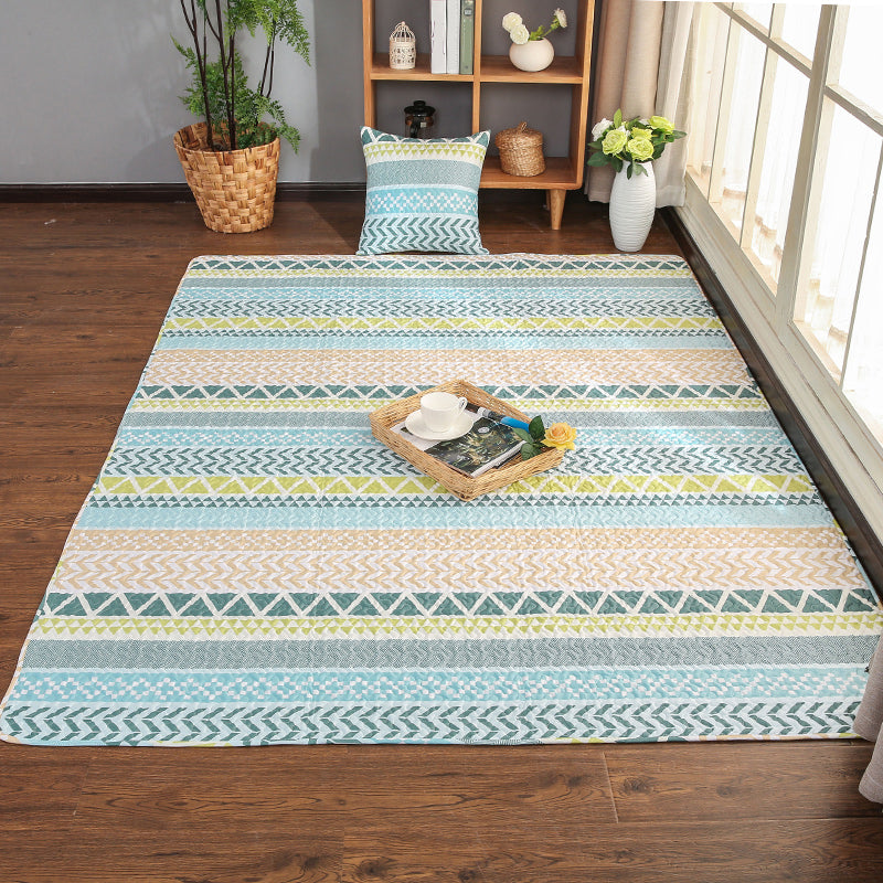 Cute Geometric Rug Multi Color Trendy Carpet Cotton Easy Care Pet Friendly Washable Indoor Rug for Room Clearhalo 'Area Rug' 'Rug' 2250201