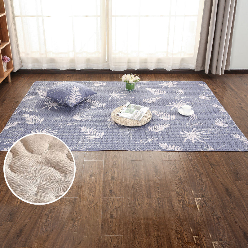 Cute Geometric Rug Multi Color Trendy Carpet Cotton Easy Care Pet Friendly Washable Indoor Rug for Room Purplish Blue Clearhalo 'Area Rug' 'Rug' 2250202