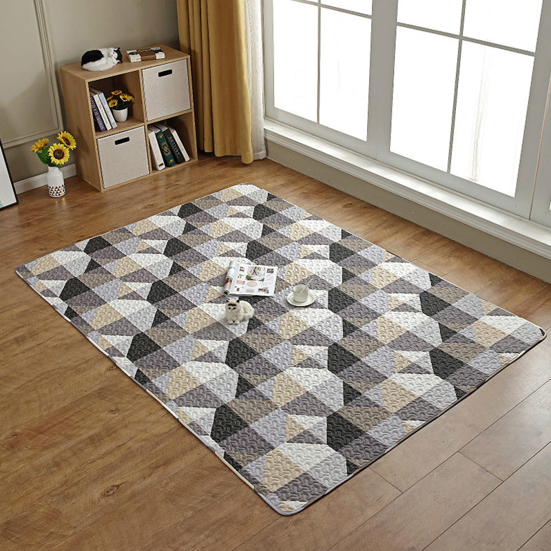 Western Decoration Rug Multi Color Geometric Print Carpet Cotton Anti-Slip Backing Easy Care Rug Clearhalo 'Area Rug' 'Rug' 2250208