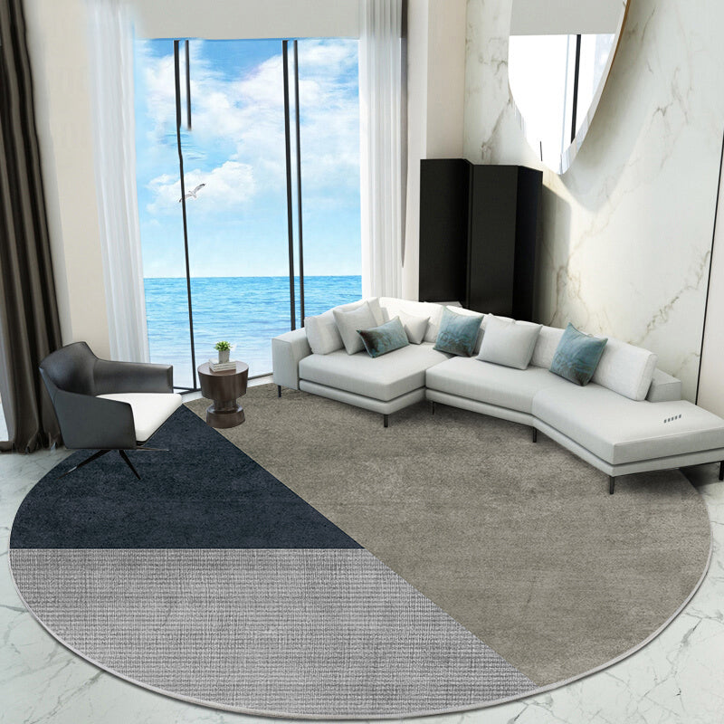 Simple Trendy Rug Multi Colored Geometric Print Area Rug Pet Friendly Washable Easy Care Carpet for Parlor Clearhalo 'Area Rug' 'Rug' 2250310