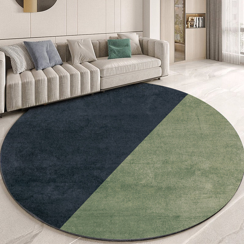 Simple Trendy Rug Multi Colored Geometric Print Area Rug Pet Friendly Washable Easy Care Carpet for Parlor Olive Green Clearhalo 'Area Rug' 'Rug' 2250314