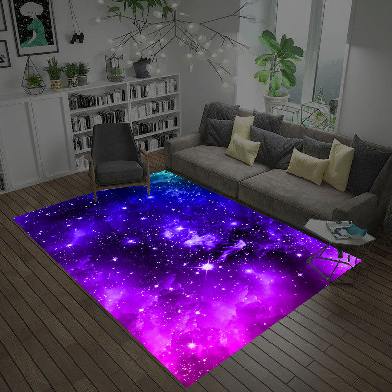 Casual Living Room Rug Multi-Color Space Print Carpet Polypropylene Anti-Slip Backing Indoor Rug Clearhalo 'Area Rug' 'Rug' 2253746