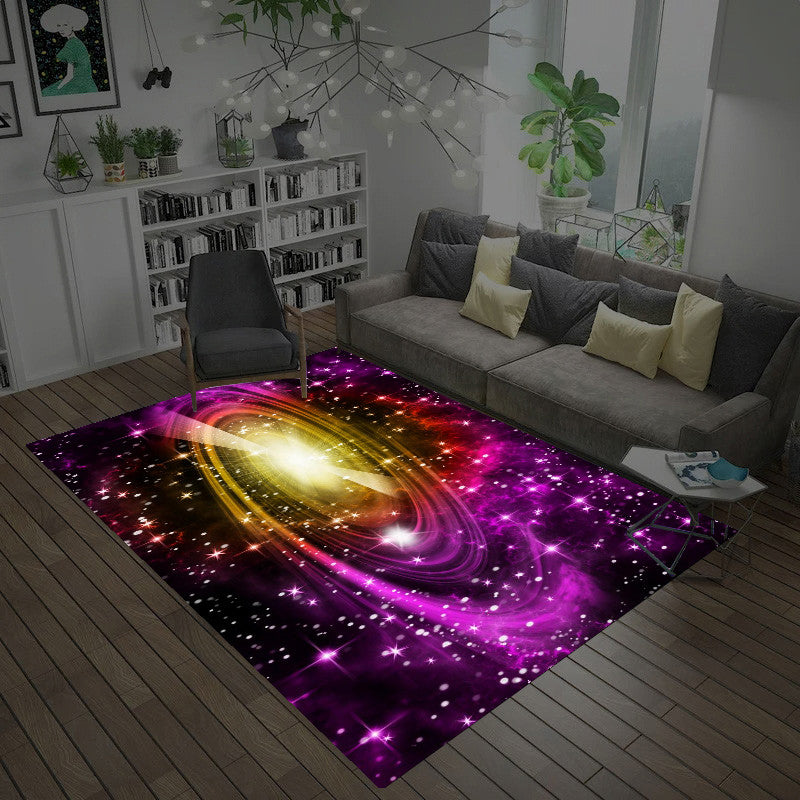 Casual Living Room Rug Multi-Color Space Print Carpet Polypropylene Anti-Slip Backing Indoor Rug Clearhalo 'Area Rug' 'Rug' 2253752