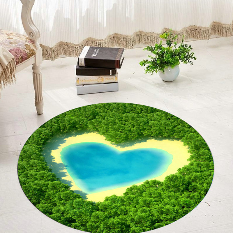 Comfort 3D Plant Pattern Rug Multi-Colored Polypropylene Area Carpet Easy Care Machine Washable Rug for Room Clearhalo 'Area Rug' 'Rug' 2253852