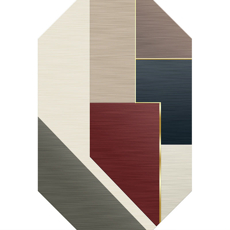 Western Bedroom Rug Multi Color Geometric Print Carpet Synthetics Non-Slip Backing Pet Friendly Indoor Rug Clearhalo 'Area Rug' 'Rug' 2253878