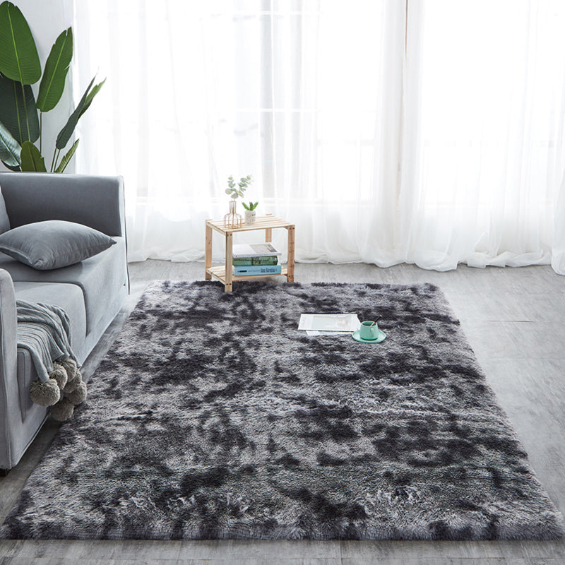 Stylish Minimalist Indoor Rug Multi-Color Tie Dye Rug Anti-Slip Backing Machine Wash Rug for Home Dark Gray Clearhalo 'Area Rug' 'Casual' 'Rugs' Rug' 2253922