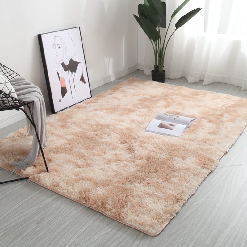 Multi Colored Room Rug Simplicity Tie Dye Carpet Synthetics Non-Slip Pet-Friendly Washable Area Rug Camel Clearhalo 'Area Rug' 'Casual' 'Rugs' Rug' 2253932