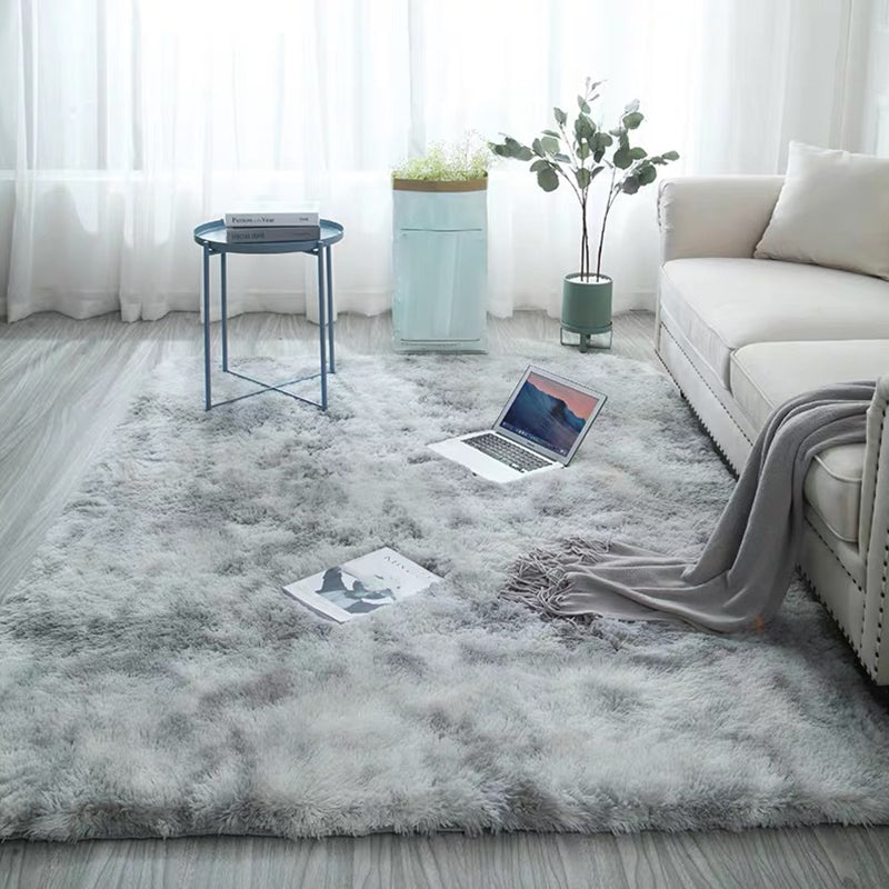 Comfort Multi Color Nordic Rug Polypropylene Tie-Dyeing Rug Pet-Friendly Washable Anti-Slip Backing Rug for Decoration Grey Clearhalo 'Area Rug' 'Casual' 'Rugs' Rug' 2253937