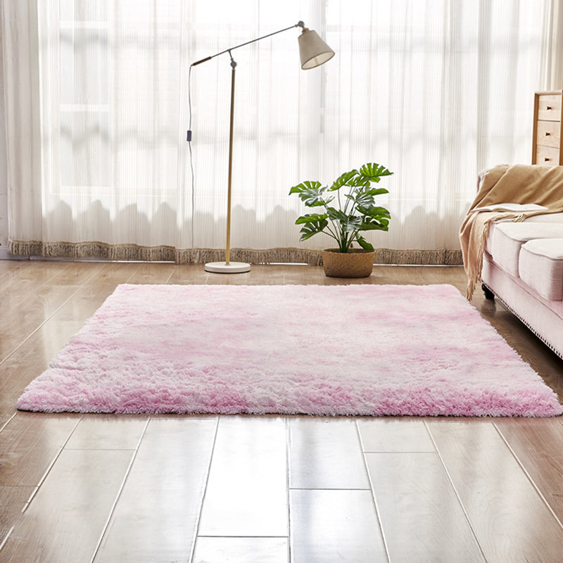 Nordic Living Room Area Rug Multi-Colored Tie Dye Rug Synthetics Washable Pet-Friendly Non-Slip Rug Pink Clearhalo 'Area Rug' 'Casual' 'Rugs' Rug' 2254031