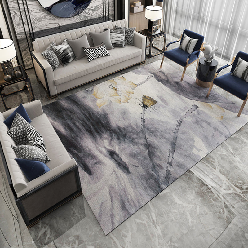 Nostalgic Chinese Style Rug Multi Color Landscape Print Carpet Non-Slip Stain Resistant Machine Washable Rug for Decor Clearhalo 'Area Rug' 'Rug' 2256664