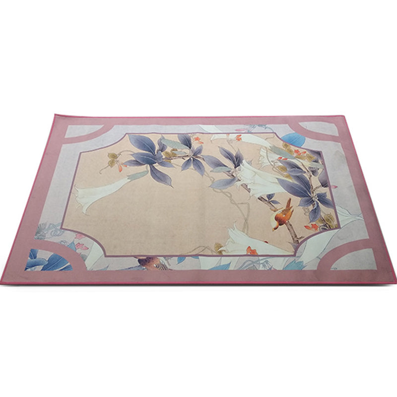 Elegant Multicolor Patterned Rug Polyester Chinese Rug Pet-Friendly Washable Non-Slip Backing Rug for Guest Room Clearhalo 'Area Rug' 'Rug' 2256933