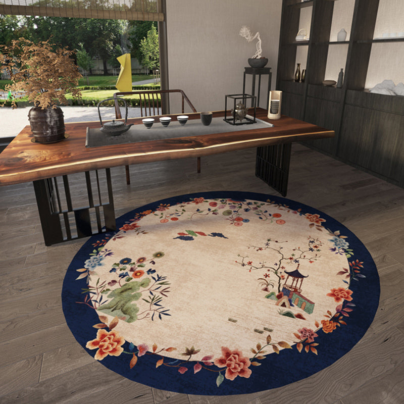 Retro Oriental Rug Multi-Colored Patterned Rug Anti-Slip Backing Machine Wash Pet-Friendly Rug for Drawing Room Clearhalo 'Area Rug' 'Rug' 2257271