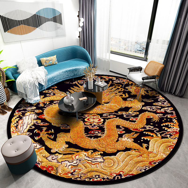 Imperial Chinese Rug Multicolor Print Rug Stain Resistant Washable Non-Slip Backing Indoor Rug for Decoration Clearhalo 'Area Rug' 'Rug' 2257300