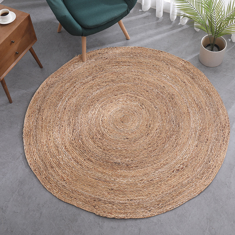 Rustic Solid Color Rug Multi Color Sisal Weaving Carpet Pet Friendly Easy Care Rug for Drawing Room Clearhalo 'Area Rug' 'Rug' 2257536