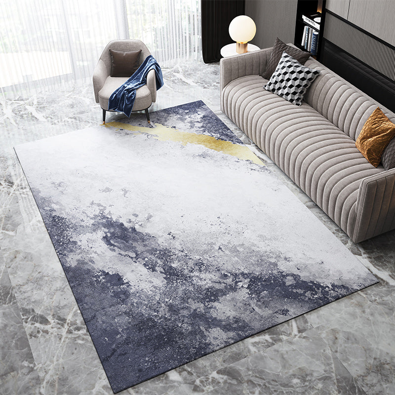 Nostalgic Mottled Surface Rug Multi Colored Industrial Rug Polyester Non-Slip Stain Resistant Washable Rug for Room Gray-Blue Clearhalo 'Area Rug' 'Rug' 2262721