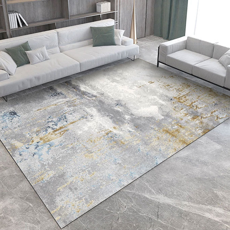 Shabby Chic Steampunk Rug Multi-Color Rustic Surface Rug Pet Friendly Non-Slip Backing Stain Resistant Rug for Drawing Room Grey Clearhalo 'Area Rug' 'Rug' 2262768