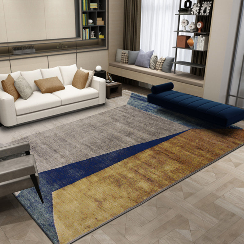 Industrial Print Rug Multi-Colored Polypropylene Area Carpet Non-Slip Pet Friendly Machine Washable Rug for Great Room Khaki Clearhalo 'Area Rug' 'Rug' 2262795