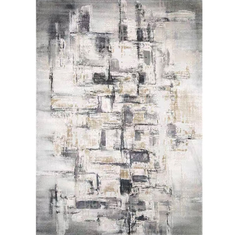 Multi Colored Impressionism Rug Polyester Industrial Style Carpet Washable Non-Slip Pet Friendly Rug for Home Deco Clearhalo 'Area Rug' 'Rug' 2262840