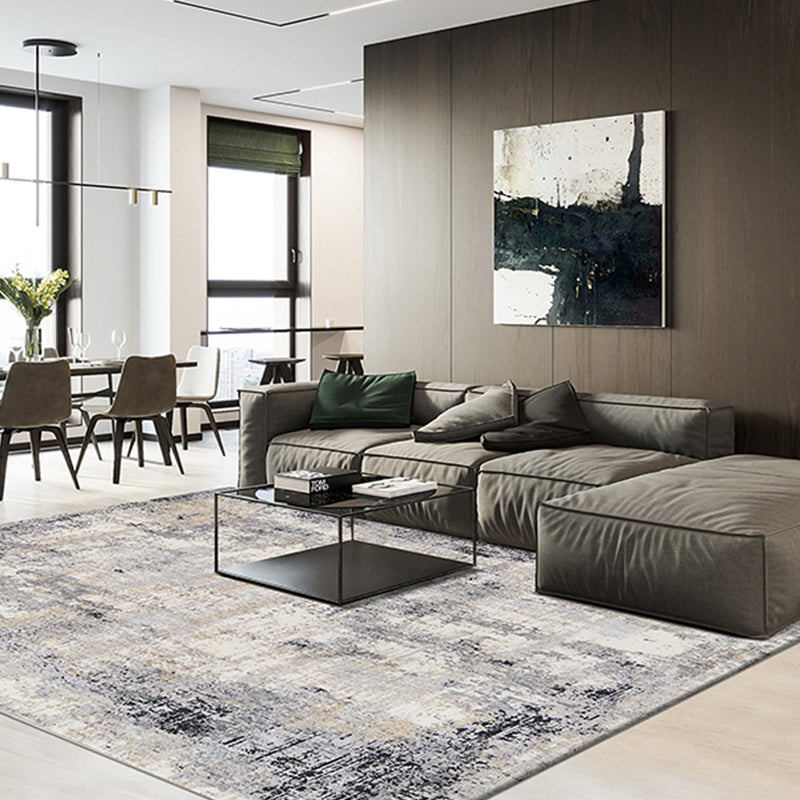 Steampunk Living Room Rug Multi Color Abstract Heathered Rug Synthetics Non-Slip Backing Pet Friendly Stain Resistant Rug Clearhalo 'Area Rug' 'Rug' 2262891