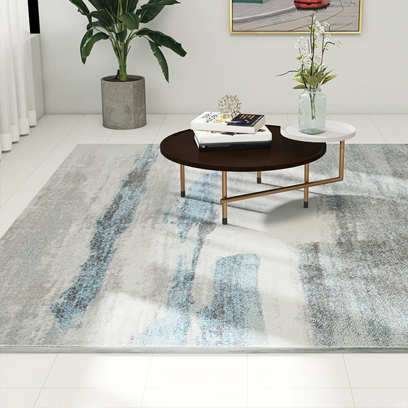 Aesthetics Abstract Rug Multi Color Industrial Area Carpet Synthetics Non-Slip Backing Washable Pet Friendly Rug for Home Clearhalo 'Area Rug' 'Rug' 2263003