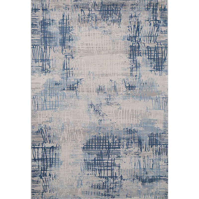 Industrial Rusted Pattern Rug Multicolor Polyester Rug Anti-Slip Backing Washable Pet Friendly Rug for Living Room Blue Clearhalo 'Area Rug' 'Rug' 2263049