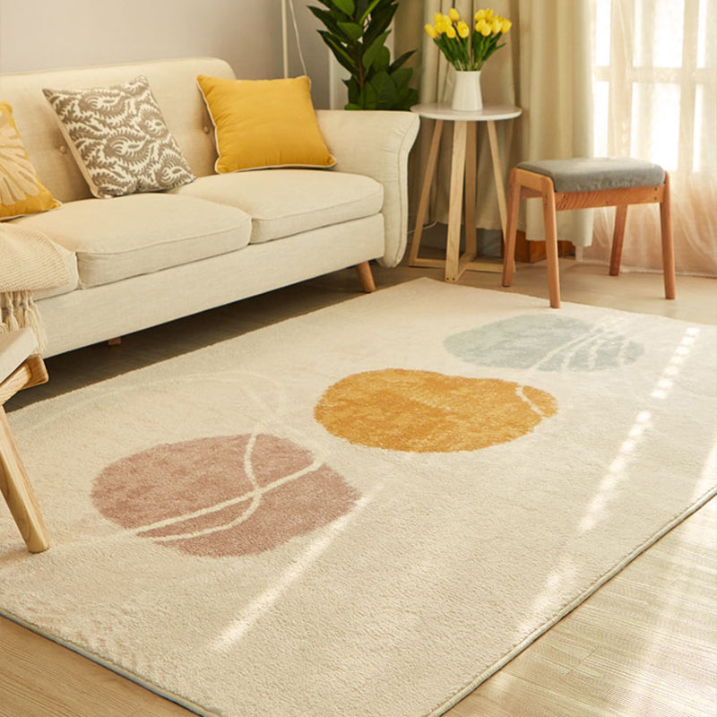 Decorative Multi-Colored Nordic Rug Synthetics Color Block Rug Pet Friendly Non-Slip Backing Washable Rug for Living Room Clearhalo 'Area Rug' 'Rug' 2266590