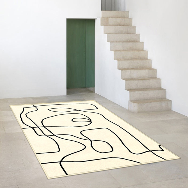 Artistic Minimalist Rug Multi Color Abstract Color-Blocking Rug Pet Friendly Washable Anti-Slip Rug for Drawing Room Clearhalo 'Area Rug' 'Rug' 2266604