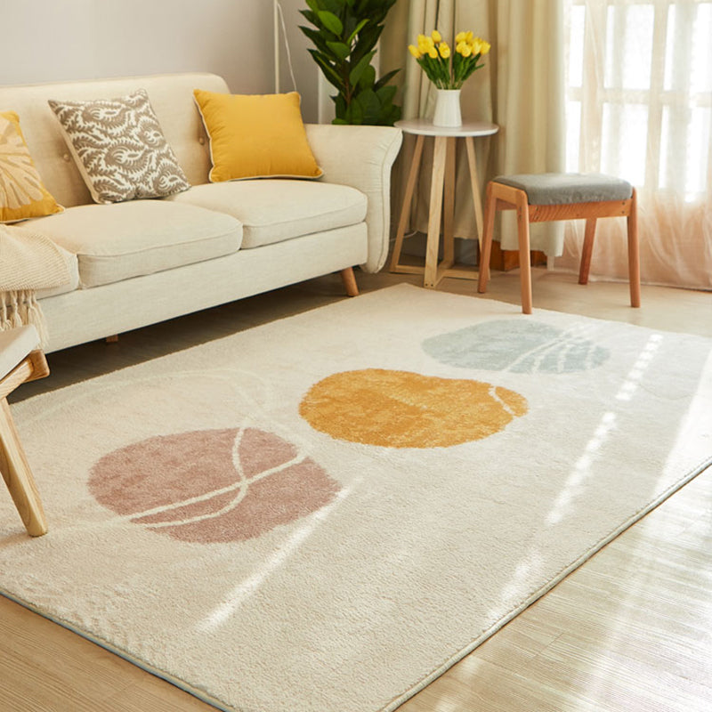 Comfort Color Blocking Rug Multi Colored Nordic Rug Polypropylene Machine Washable Anti-Slip Pet Friendly Rug for Home Clearhalo 'Area Rug' 'Rug' 2266667