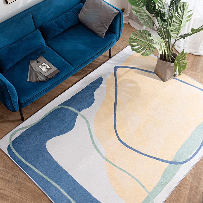 Original Design Scandinavian Style Rug Multicolor Abstract Colorblock Rug Washable Non-Slip Stain Resistant Rug for Room Clearhalo 'Area Rug' 'Rug' 2266705