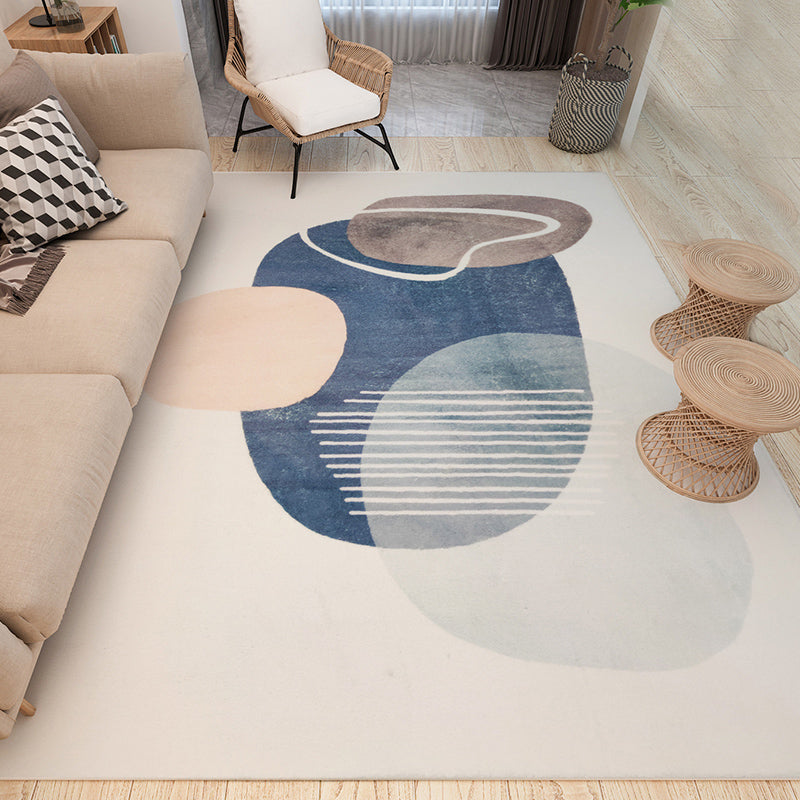 Stylish Watercolor Color Block Rug Multi-Color Nordic Rug Polyester Machine Washable Stain Resistant Anti-Slip Rug for Room Clearhalo 'Area Rug' 'Rug' 2267032