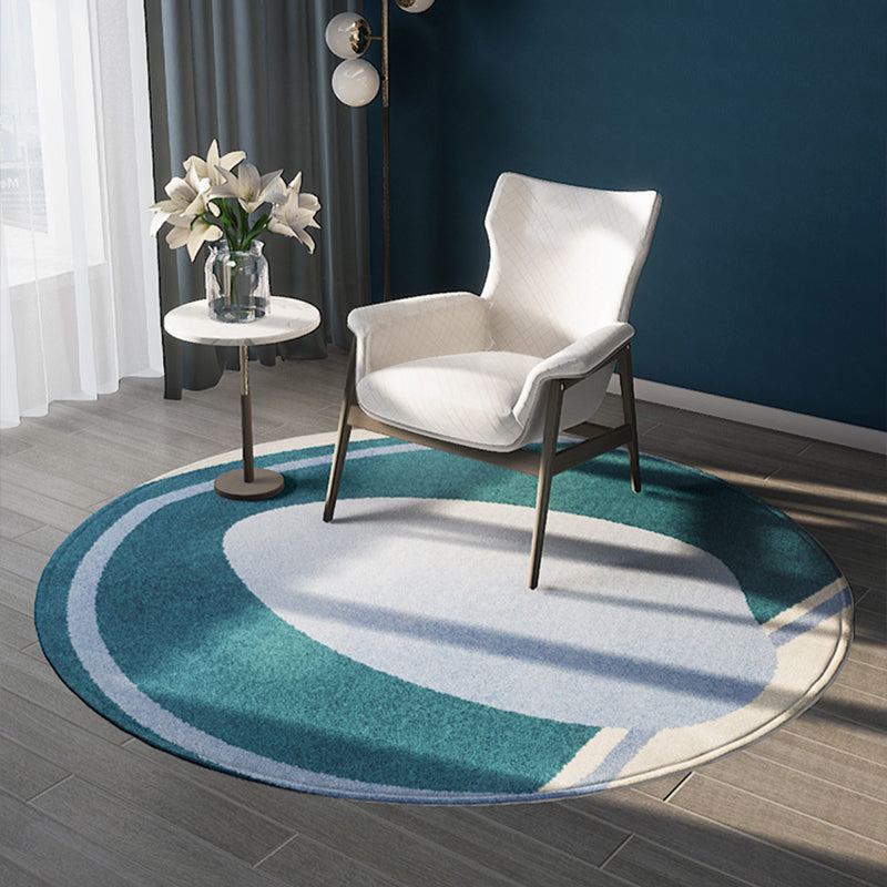 Esthetics Color Block Printed Rug Multicolor Nordic Area Carpet Synthetics Washable Non-Slip Backing Pet Friendly Rug for Home Clearhalo 'Area Rug' 'Rug' 2267094