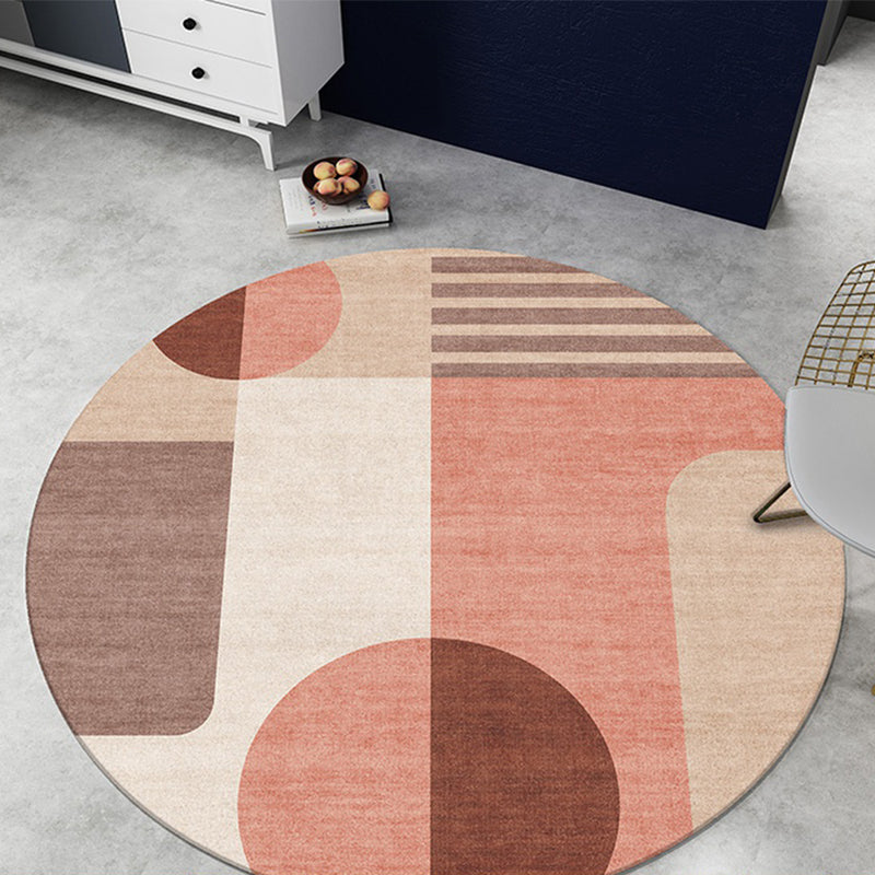 Decorative Geometrical Color-Block Rug Multicolor Nordic Carpet Polypropylene Stain Resistant Pet Friendly Non-Slip Backing Rug for Room Clearhalo 'Area Rug' 'Rug' 2267097