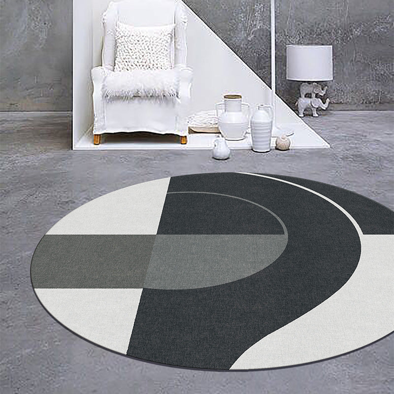 Decorative Geometrical Color-Block Rug Multicolor Nordic Carpet Polypropylene Stain Resistant Pet Friendly Non-Slip Backing Rug for Room Clearhalo 'Area Rug' 'Rug' 2267103