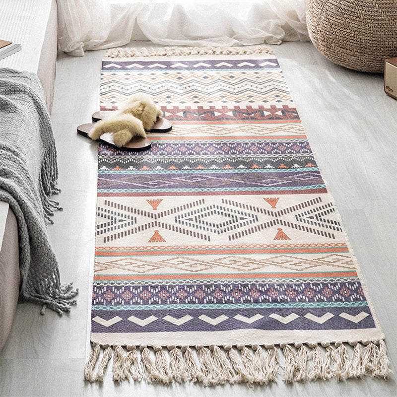 Multi-Color Simple Rug Cotton Geometric Printed Area Carpet Pet Friendly Easy Care Indoor Rug for Room Clearhalo 'Area Rug' 'Rug' 2286220